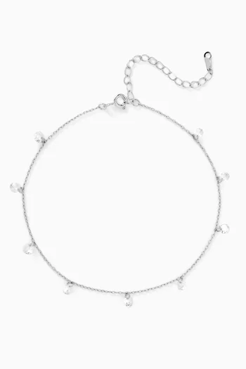 Lumi Anklet in Sterling Silver