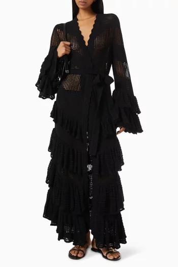 Cari Robe in Cotton-knit