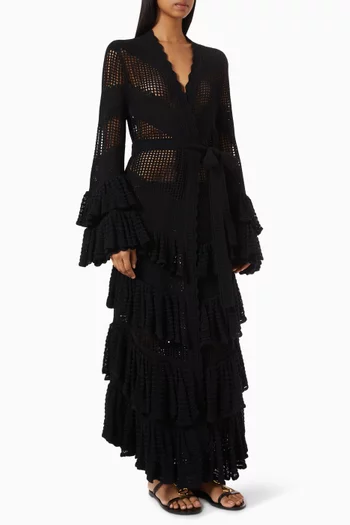 Cari Robe in Cotton-knit
