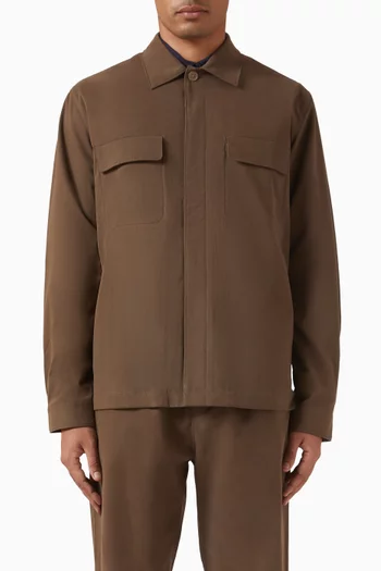 Overshirt in Cotton & Cashmere