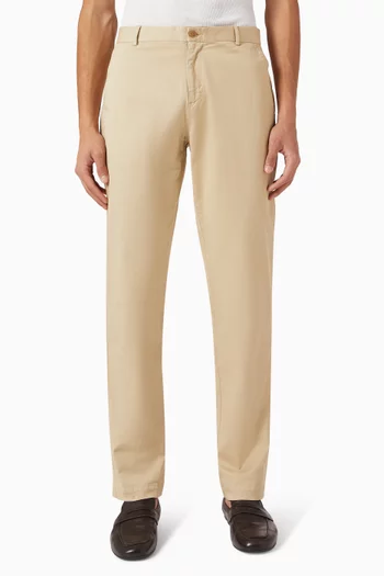 Regular Fit Chino Pants in Stretch Cotton