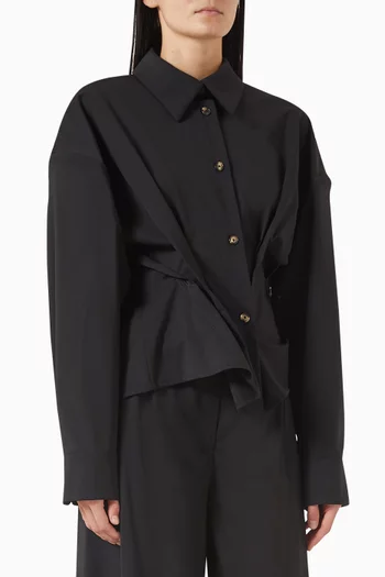 Twisted Shirt in Cotton