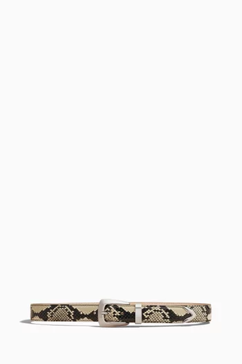 The Benny Studded Belt in Leather