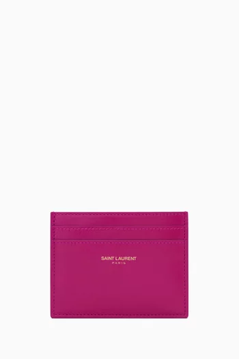 Card Case in Shiny Leather