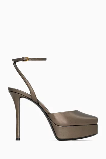 La Scandale 110 Platform Sandals in Smooth Leather