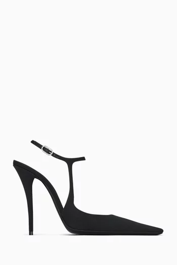 حذاء كلاسيك مانون بكعب 110 مم حرير شنتونج