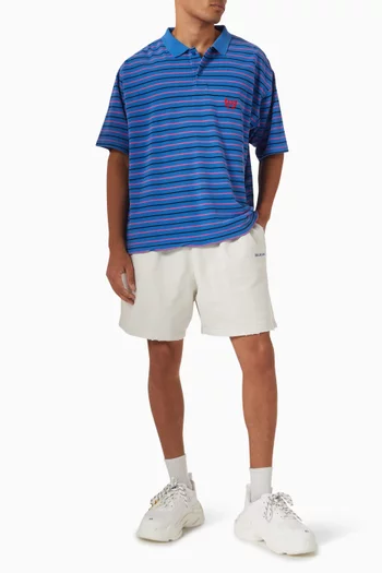 Balenciaga Back Shorts in Dry Fleece