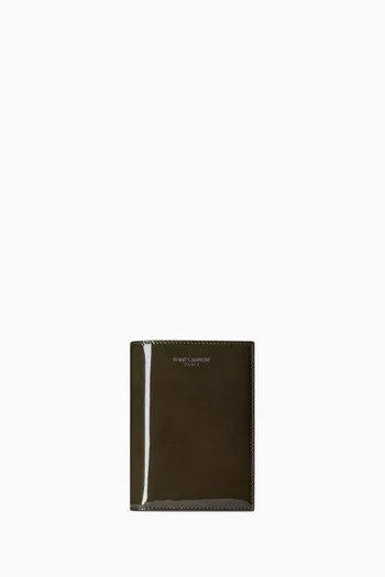 Paris Card Wallet in Patent Leather