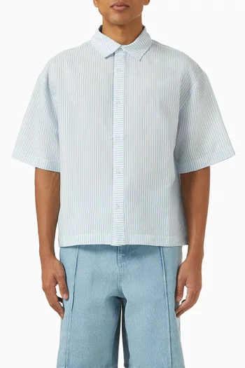 قميص فاكيشن قطن سيرساكر