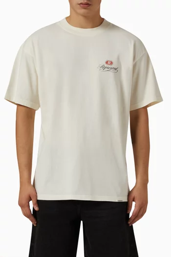 Grand Vintage Hand Drawn T-shirt in Cotton