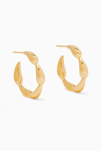 Elevate Earrings in 24kt Gold-plated Silver