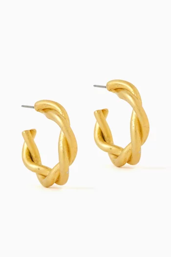 1980s Vintage Hoop Earrings