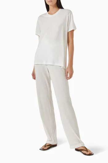 بنطال بيجاما مزيج قطن