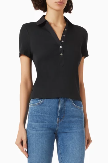 Kearney Button-Down T-shirt in Cotton