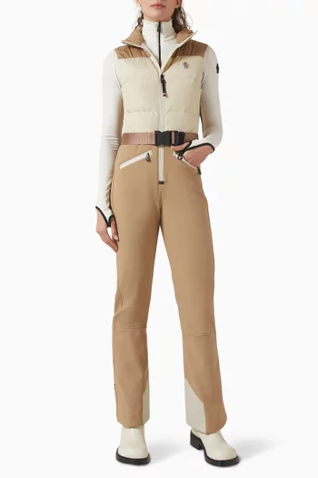 Down-filled Ski Suit in Technical Poplin