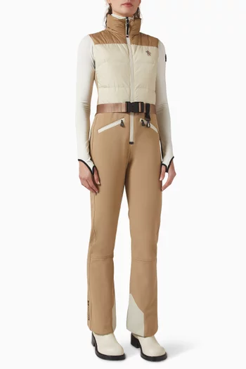 Down-filled Ski Suit in Technical Poplin