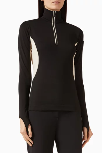 Polartec® Half-zip Turtleneck