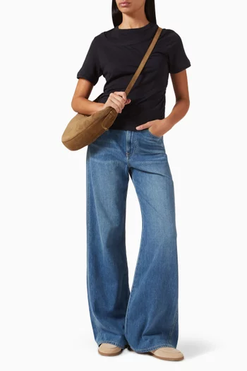 تي شيرت داميان بياقة مزدوجة جيرسيه