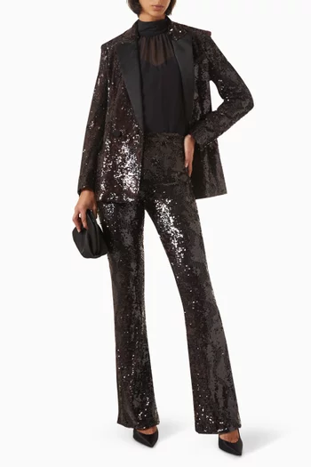 بنطال كوليير مطرز بالترتر