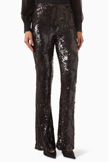 بنطال كوليير مطرز بالترتر