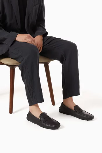 Gommino Bubble Loafers in Leather