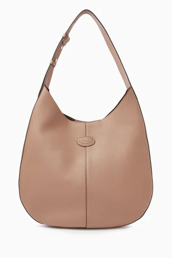 Small Di Hobo Bag in Leather