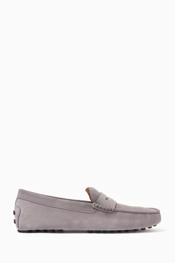 Gommino Bubble Loafers in Suede