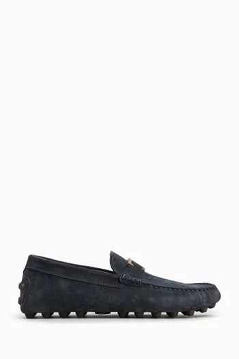 T Timeless Gommino Bubble Loafers in Suede