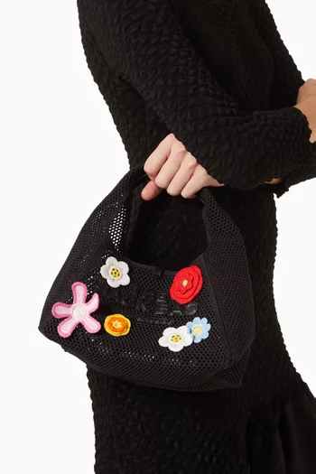 The Daisy Crochet Mini Sack Bag