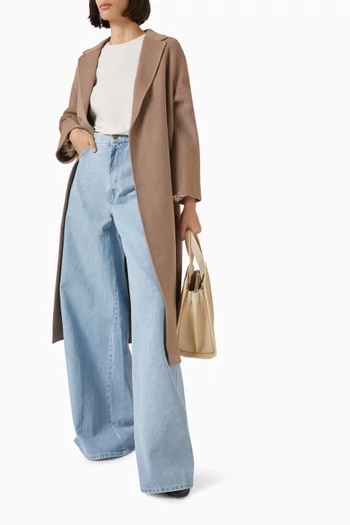 Esturia Belted Coat in Wool