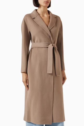 Esturia Belted Coat in Wool