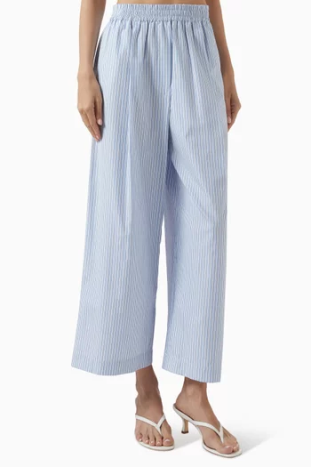 Fleur Pyjama Pants in Cotton-satin