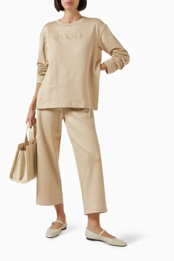 Berma Logo Sweatshirt in Silk-blend