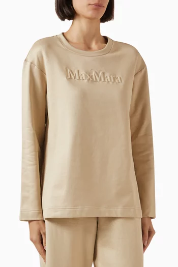 Berma Logo Sweatshirt in Silk-blend