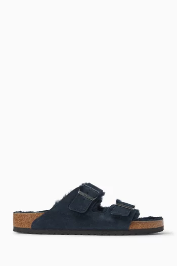 حذاء مفتوح أريزونا شمواه ببطانة فرو