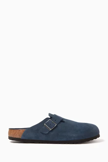 Boston Soft Footbed Sandals in Suede