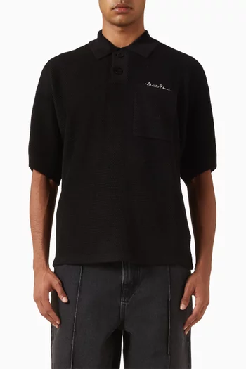 تي شيرت بولو منسوج من بيكيه