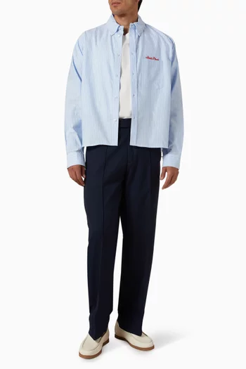 Oxford Script Shirt in Cotton