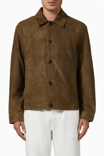 Amos Jacket in Suede
