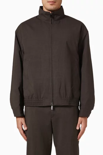 Reversible Jacket in Motion Wool