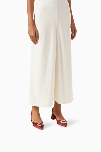 Tamara 45 Slingback Pumps in Satin