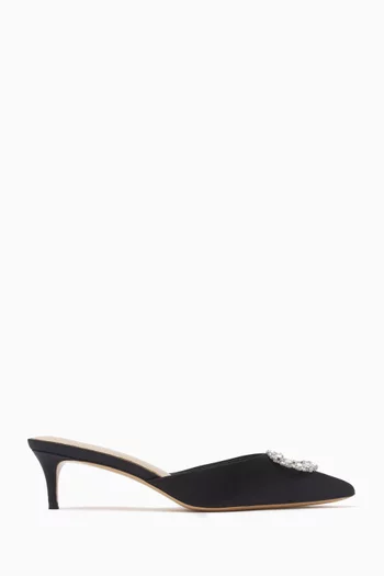 Lily 50 Mules in Satin