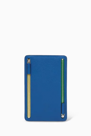 Multi-zip Case in Panama Leathe