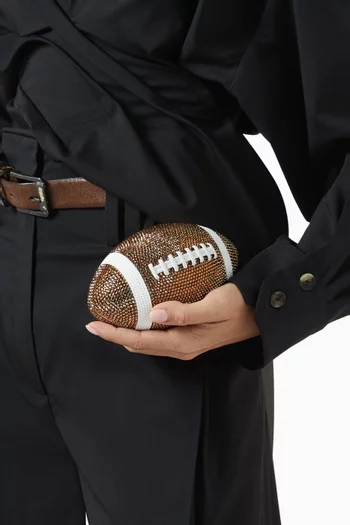 Football Crystal Clutch