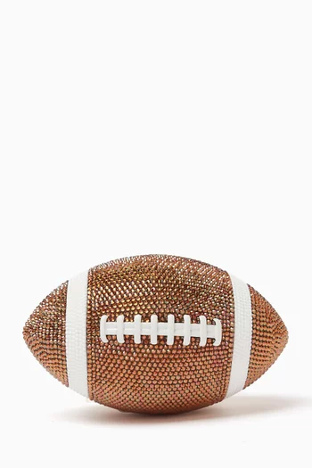 Football Crystal Clutch