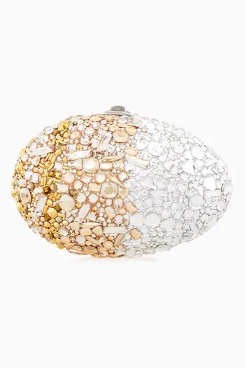 60th Anniversary Celebration Egg Effervescent Crystal Clutch