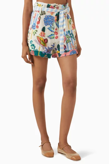 Addison Shorts in Cotton Blend