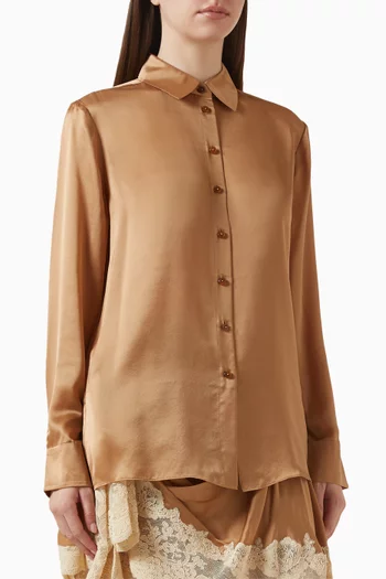 قميص هيبنوتك حرير وستان