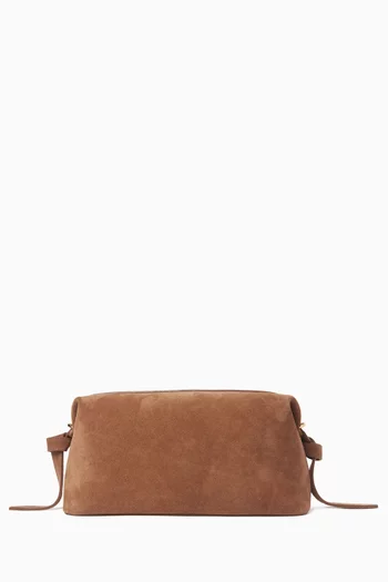 Brioche Pouch in Suede