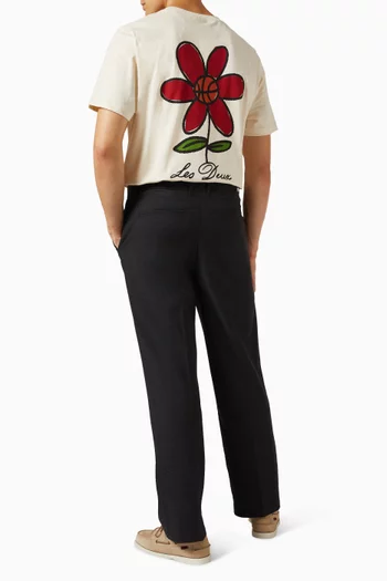 Flower Basket T-shirt in Cotton-jersey